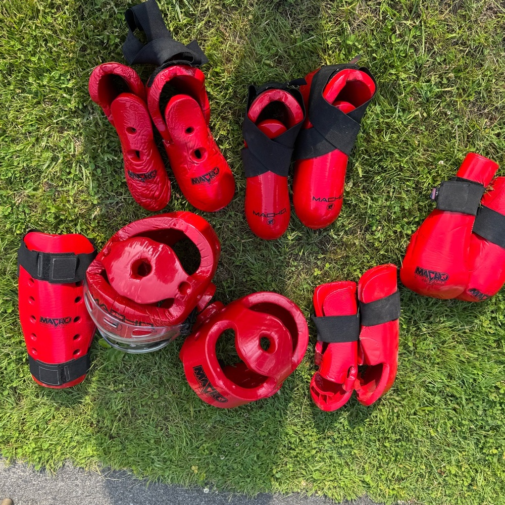 Red Kids Martial Arts Shoes by